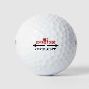 Balles De Golf Boules de golf en tranche de crochet