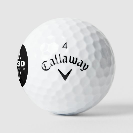 Balles De Golf Boules de golf Lelob3D (Logo)