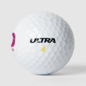 Balles De Golf Boules de golf modernes 90e anniversaire initiales (Logo)