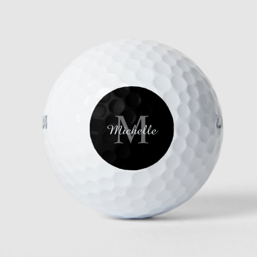Balles De Golf Boules de golf monogram pour hommes et femmes (Devant)
