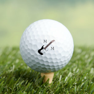 Balles De Golf Boules de golf Monogramme Conception de guitare él