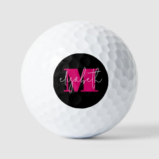 Balles De Golf Boules de golf monogrammes (Recto)
