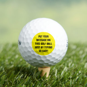 Balles De Golf Boules de golf personnalisées