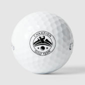 Balles De Golf Boules de golf personnalisées avec logo profession (Recto)
