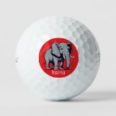 Balles De Golf Boules de golf personnalisées Elephant Titleist Pr (Recto)