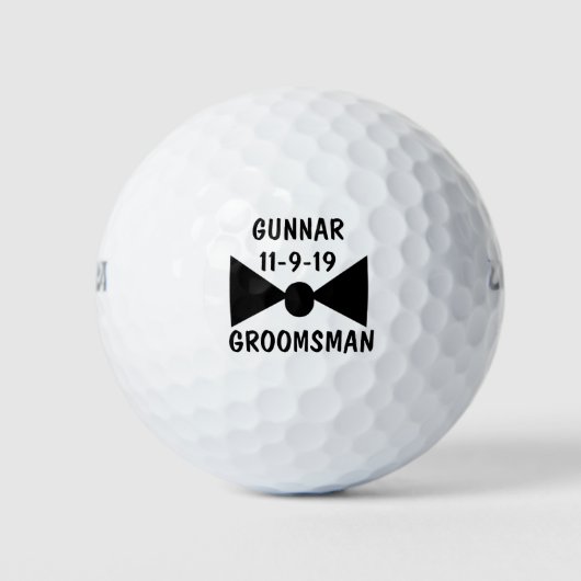 Balles De Golf Boules de golf personnalisées pour Groomsman - Gro (Devant)