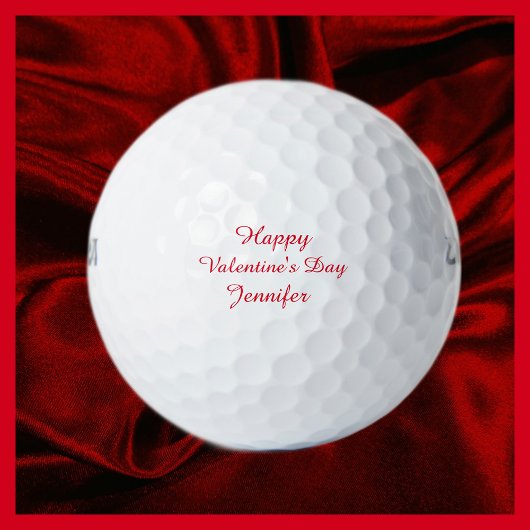Balles De Golf Boules de golf personnalisées, Saint Valentin