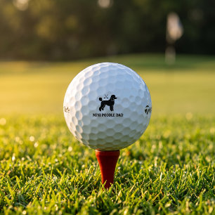 Balles De Golf Boules de golf pour papa avec Mini Caniche TP5 Cad