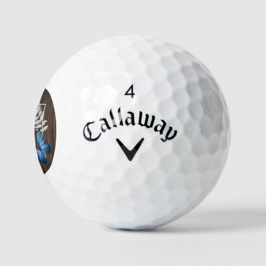 Balles De Golf Boules de golf Rustic Blue Butterfly (Logo)