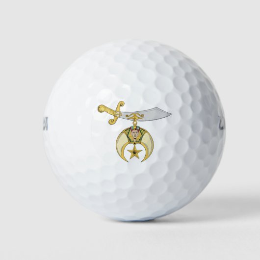 Balles De Golf Boules de golf Shriner (Devant)