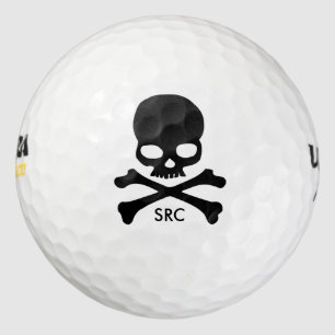 Balles De Golf Boules de golf Skull and Crossbones personnalisées