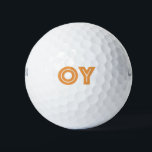Balles De Golf Boules-Oy juives Vey de Cadeau-Sport-Golf<br><div class="desc">Boules de golf,  Oy et Vey,  pour vous aider à obtenir votre kvetch intérieur tout en pratiquant. Cadeau juif d'humour d'amusement.</div>
