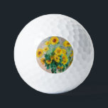Balles De Golf Bouquet de tournesols Claude Monet<br><div class="desc">Bouquet de tournesols. Claude Monet. 1881. Reproduction d'oeuvres d'art célèbres dans le domaine public.</div>