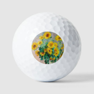 Balles De Golf Bouquet de tournesols Claude Monet