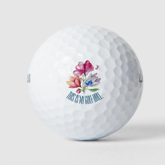 Balles De Golf Bouquet floral de printemps (Devant)