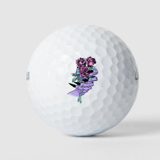 Balles De Golf Bouquet gothique Golf Balls (Devant)