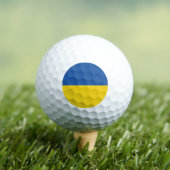 Balles De Golf Bouton du drapeau de l'Ukraine (T-shirt Insitu)