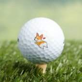 Balles De Golf Boutons Corgi (T-shirt Insitu)