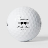 Balles De Golf Bow Tie Best Man (Devant)