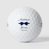 Balles De Golf Bow Tie Groom (Devant)