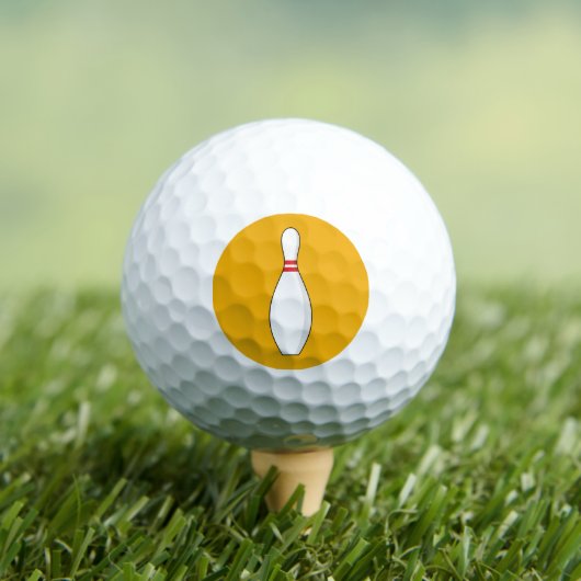 Balles De Golf Bowling Skittle (T-shirt Insitu)