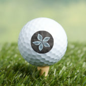 Balles De Golf Bridgestone e6 Noir avec Fleur blanche (T-shirt Insitu)