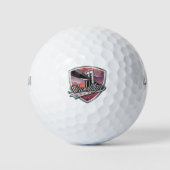 Balles De Golf Brooklyn Design Silver (Devant)