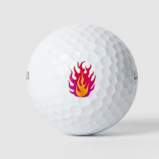 Balles De Golf Brûlage à chaud inflammable par flamme (Devant)
