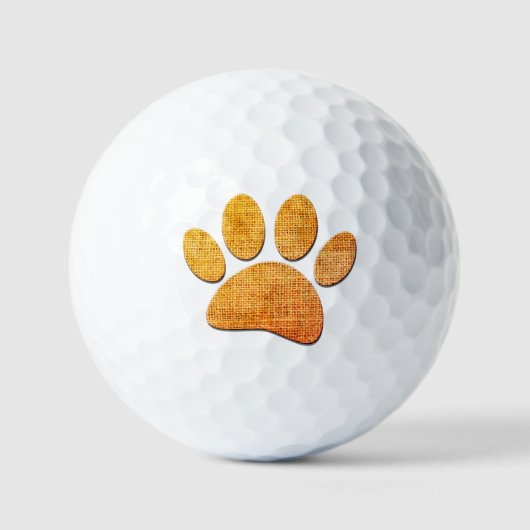 Balles De Golf Brûlure à mâchoires pour chien - Impression âgée (Recto)