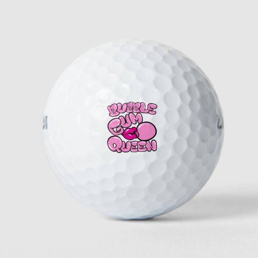Balles De Golf Bubblegum Queen (Devant)