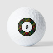 Balles De Golf Buchanan Tartan Clan Plaid Golf Balls (Recto)