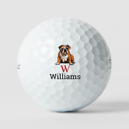 Balles De Golf  Bulldog Gift (Recto)