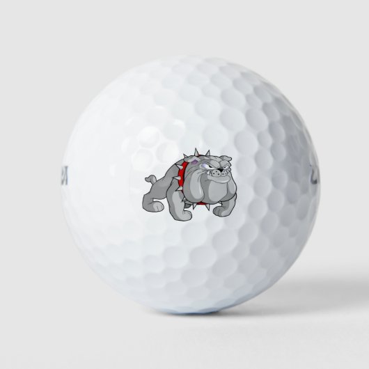 BALLES DE GOLF BULLDOG GRAS CARTOON GOLF BALL (Devant)