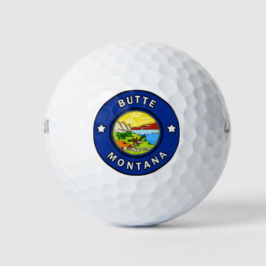 Balles De Golf Butte Montana (Devant)
