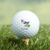 BALLES DE GOLF BUTTERFLITS EN VOL GOLF BALL NOM PERSONNALISÉ (T-shirt Insitu)