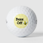 Balles De Golf Buzz Off Bee (Devant)