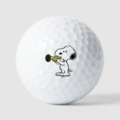 Balles De Golf cacahuètes | Joueur de trompette Snoopy (Recto)