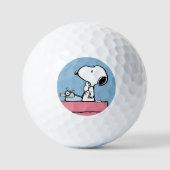 Balles De Golf cacahuètes | Snoopy à la machine à écrire (Recto)
