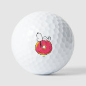 Balles De Golf cacahuètes | Snoopy Donut rose (Recto)