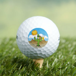 Balles De Golf Cactus avec bière