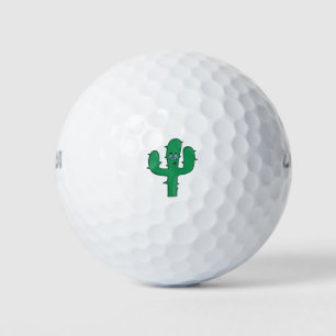Balles De Golf Cactus souriant