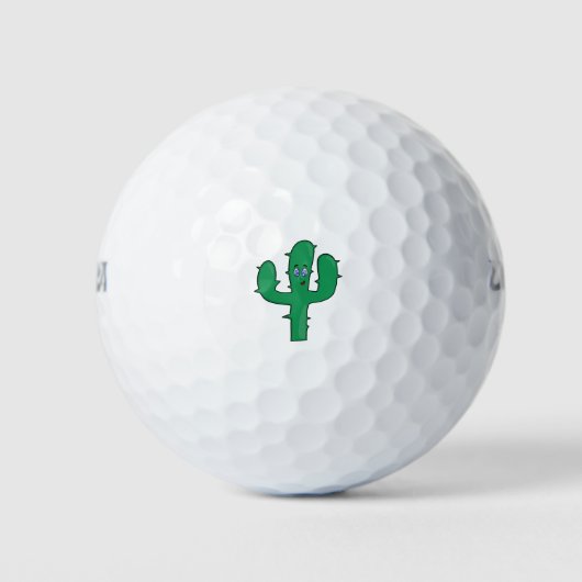 Balles De Golf Cactus souriant (Devant)