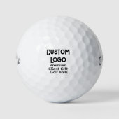 Balles De Golf Cadeau client Premium Logo d'entreprise personnali (Devant)