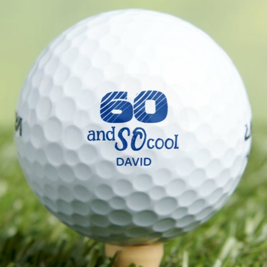 Balles De Golf Cadeau d'anniversaire du mari - 60 ans et si Cool 