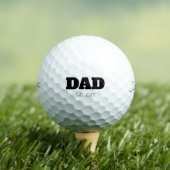 Balles De Golf Cadeau de déclaration de grossesse 'Papa'  (T-shirt Insitu)