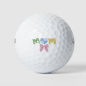 Balles De Golf Cadeau de fête des mères patchwork maman (Devant)