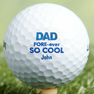 Balles De Golf Cadeau de Fête des Pères FORE-ever Cool pour beau-