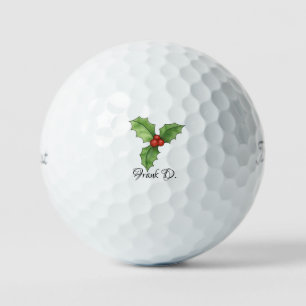 Balles De Golf Cadeau de golf de Noël, Titleist de nom personnali