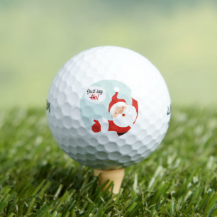 Balles De Golf Cadeau de golf festif de Santa pour papa et grand-