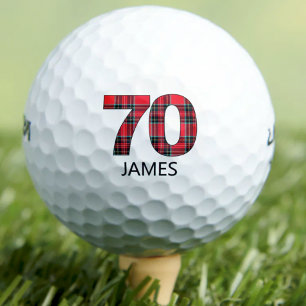 Balles De Golf Cadeau de golfeur cool 70e anniversaire design car